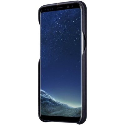 Samsung Galaxy S8 (G950) Plus „Nillkin“ Englon melns ādas apvalks / Vacins.lv