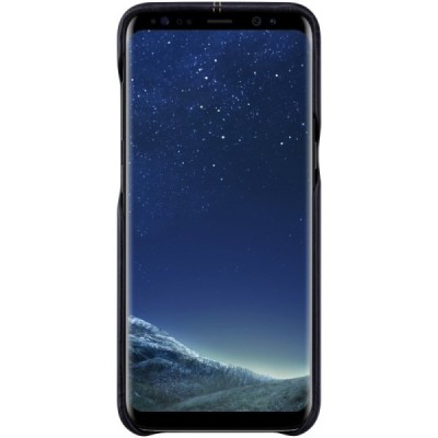 Samsung Galaxy S8 (G950) Plus „Nillkin“ Englon melns ādas apvalks / Vacins.lv