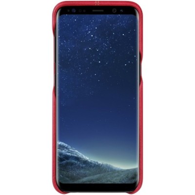 „Nillkin“ Englon Samsung Galaxy S8 (G950) raudonas odinis dėklas - nugarėlė / Priedai.lt