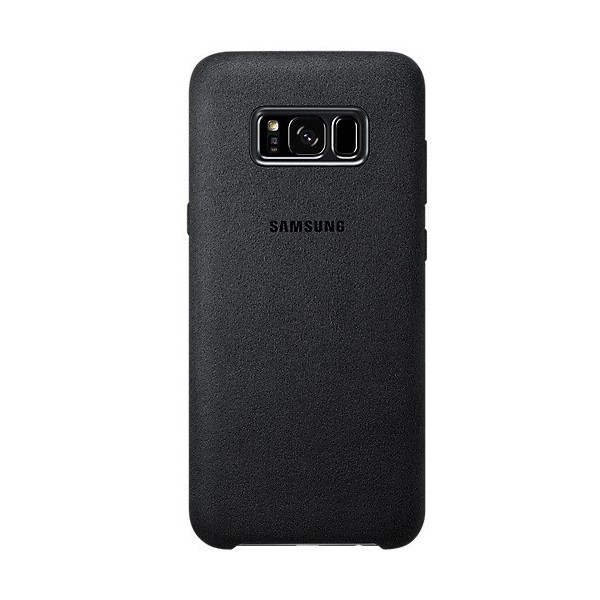 „Samsung“ Alcantara Cover apvalks - melns (Galaxy S8)