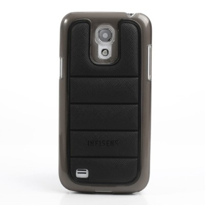 Stilingas „Infisens“ Hybrid Bumper juodas Samsung Galaxy S4 Mini dėklas (Dėkliukas) / Priedai.lt