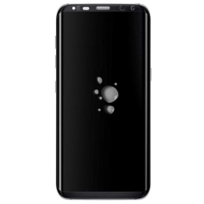 Samsung Galaxy S8+ (G955) „Calans“ 9H Tempered Glass sustiprintos apsaugos juodas pilnai dengiantis apsauginis ekrano stiklas 0,