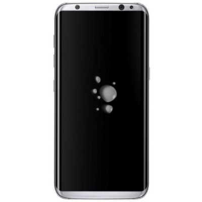 Samsung Galaxy S8+ (G955) „Calans“ 9H Tempered Glass sustiprintos apsaugos skaidrus pilnai dengiantis apsauginis ekrano stiklas