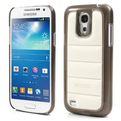 Stilingas „Infisens“ Hybrid Bumper baltas Samsung Galaxy S4 Mini dėklas (Dėkliukas) / Priedai.lt