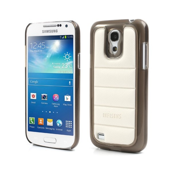 „Infisens“ Hybrid Bumper dėklas - baltas (Galaxy S4 mini)