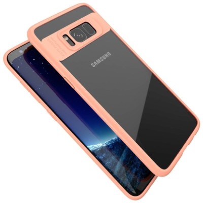 Samsung Galaxy S8 (G950) „IPAKY“ Frame dzidrs apmales rozā krāsā apvalks / Vacins.lv