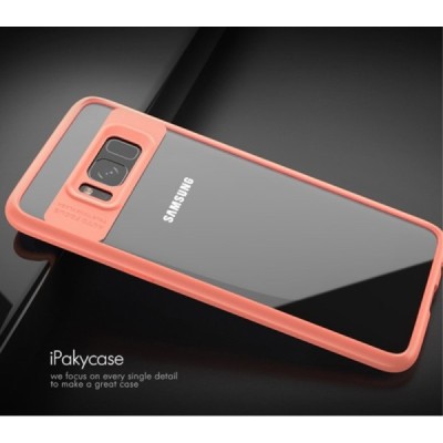 Samsung Galaxy S8 (G950) „IPAKY“ Frame dzidrs apmales rozā krāsā apvalks / Vacins.lv