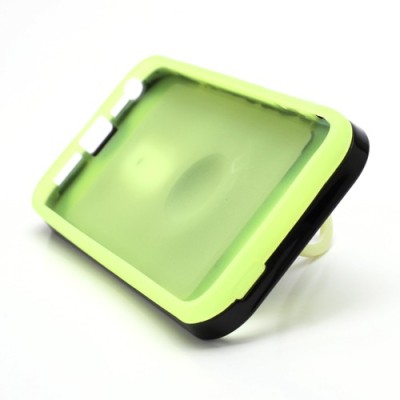 Melns tumsā spīdošs „i-Glow“ silikona, plastmasas Apple iPhone 5, 5S apvalks / Vacins.lv