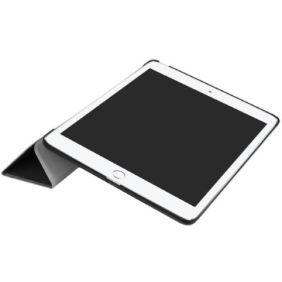 Apple iPad 9.7" 2017 (iPad 9.7" 2018) atvēramais melns maciņš / Vacins.lv