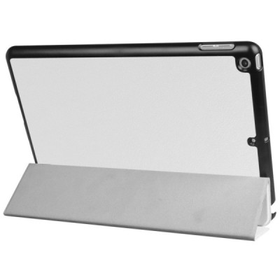 Apple iPad 9.7" 2017 (iPad 9.7" 2018) atvēramais balts maciņš / Vacins.lv