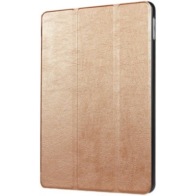 Apple iPad 9.7" 2017 (iPad 9.7" 2018) atvēramais zelta maciņš / Vacins.lv