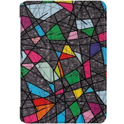 Apple iPad 9.7" 2017 (iPad 9.7" 2018) atvēramais krāsains, pelēks maciņš / Vacins.lv