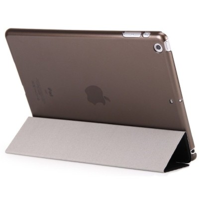 Apple iPad 9.7" 2017 (iPad 9.7" 2018) atvēramais melns slim case maciņš / Vacins.lv