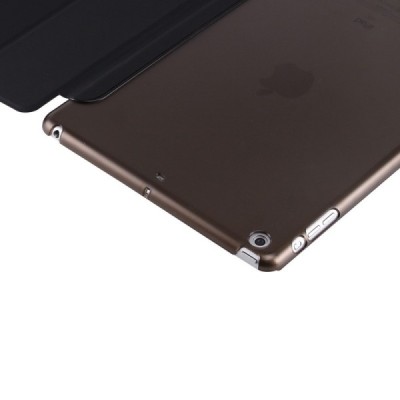 Apple iPad 9.7" 2017 (iPad 9.7" 2018) atvēramais melns slim case maciņš / Vacins.lv