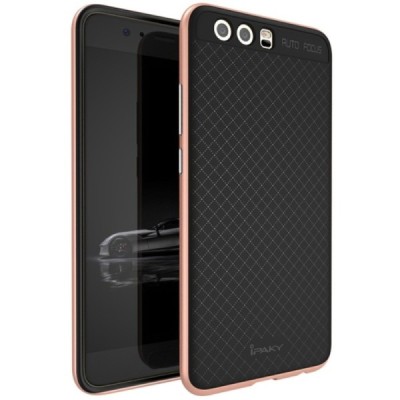 Huawei P10 Plus „IPAKY“ cieta silikona (TPU) rozs apvalks (apmales - zeltā krāsā) / Vacins.lv