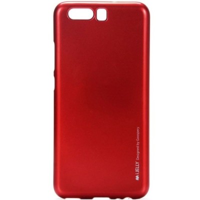Huawei P10 (Huawei Ascend P10) raudonas Mercury kieto silikono (TPU) dėklas - nugarėlė / Priedai.lt