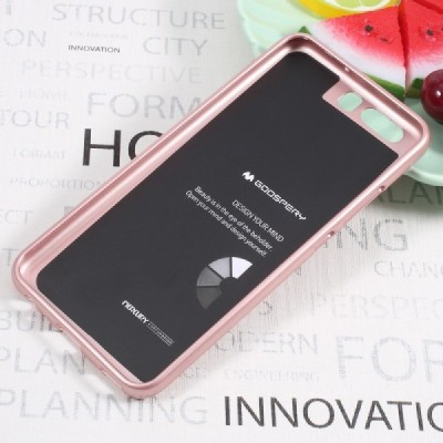 Huawei P10 (Huawei Ascend P10) rožinis Mercury kieto silikono (TPU) dėklas - nugarėlė / Priedai.lt