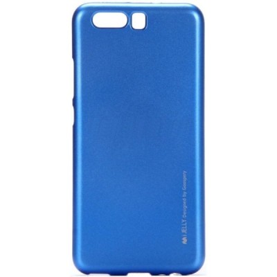 Huawei P10 (Huawei Ascend P10) mėlynas Mercury kieto silikono (TPU) dėklas - nugarėlė / Priedai.lt