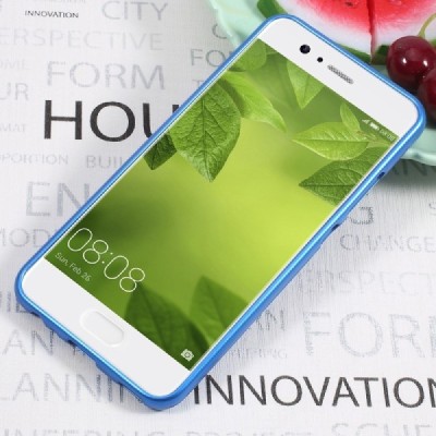 Huawei P10 (Huawei Ascend P10) mėlynas Mercury kieto silikono (TPU) dėklas - nugarėlė / Priedai.lt