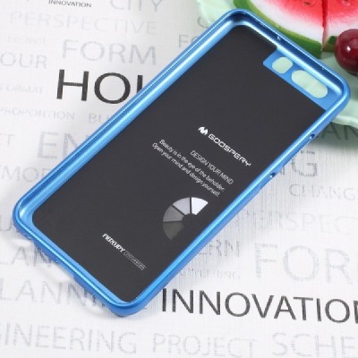 Huawei P10 (Huawei Ascend P10) mėlynas Mercury kieto silikono (TPU) dėklas - nugarėlė / Priedai.lt