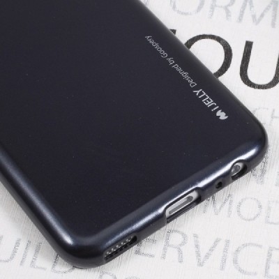 Huawei P10 Plus Mercury melns cieta silikona (TPU) apvalks / vacins.lv