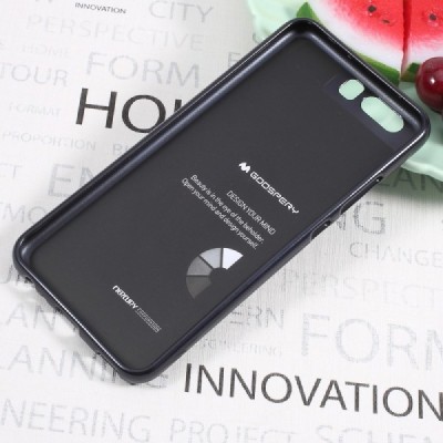 Huawei P10 Plus Mercury melns cieta silikona (TPU) apvalks / vacins.lv