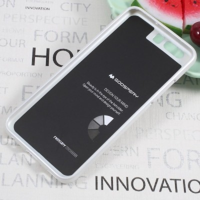 Huawei P10 Plus sidabrinis Mercury kieto silikono (TPU) dėklas - nugarėlė / Priedai.lt