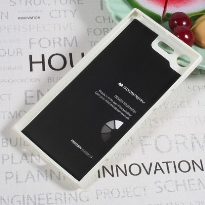 Sony Xperia XZ Premium (XZ Premium Dual) Mercury balts cieta silikona (TPU) apvalks / vacins.lv