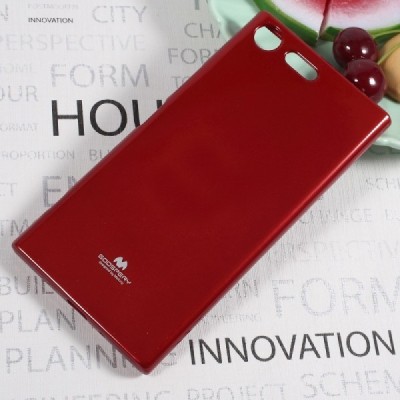 Sony Xperia XZ Premium (XZ Premium Dual) Mercury sarkans cieta silikona (TPU) apvalks / vacins.lv