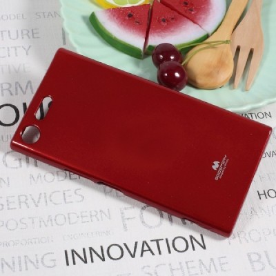 Sony Xperia XZ Premium (XZ Premium Dual) Mercury sarkans cieta silikona (TPU) apvalks / vacins.lv