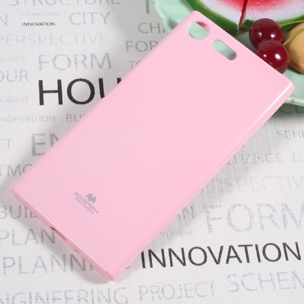 „Mercury“ apvalks - gaiši rozs (Xperia XZ Premium)