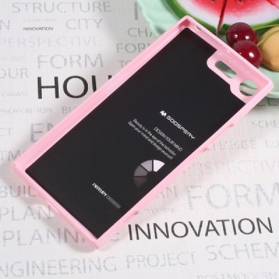 Sony Xperia XZ Premium (XZ Premium Dual) Mercury gaiši rozs cieta silikona (TPU) apvalks / vacins.lv