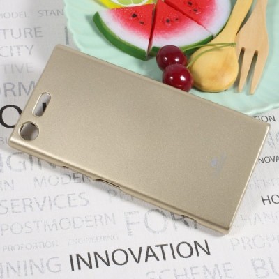 Sony Xperia XZ Premium (XZ Premium Dual) Mercury zelta cieta silikona (TPU) apvalks / vacins.lv