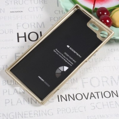 Sony Xperia XZ Premium (XZ Premium Dual) Mercury zelta cieta silikona (TPU) apvalks / vacins.lv