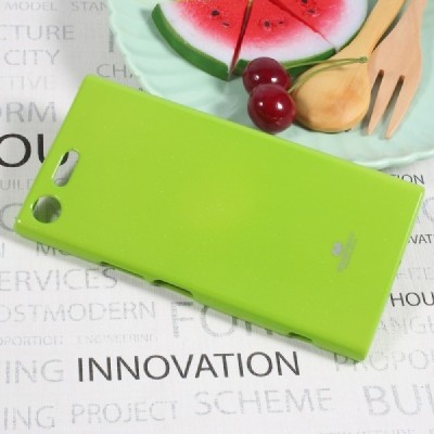 Sony Xperia XZ Premium (XZ Premium Dual) Mercury zaļš cieta silikona (TPU) apvalks / Vacins.lv