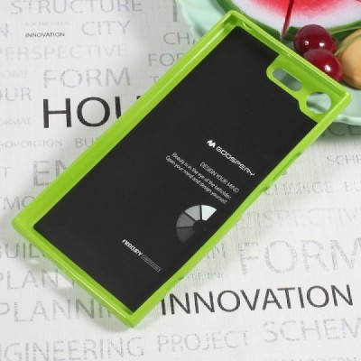 Sony Xperia XZ Premium (XZ Premium Dual) Mercury zaļš cieta silikona (TPU) apvalks / Vacins.lv