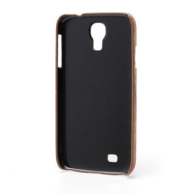 Samsung Galaxy S4 i9505 plastikinis tamsaus medžio dėklas (dėkliukas, nugarėlė) (Samsung Galaxy S IV i9505, i9500, i9502 dėklas)