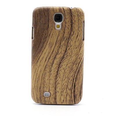 Samsung Galaxy S4 i9505 plastmasas gaiša koka apvalks / vacins.lv