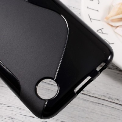 LG K10 (K420N) cieta silikona (TPU) melns apvalks / vacins.lv