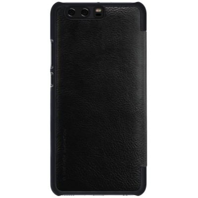 Prabangus „Nillkin“ Qin serijos juodas odinis atverčiamas Huawei P10 (Huawei Ascend P10) dėklas - knygutė / Priedai.lt