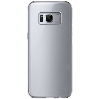 Samsung Galaxy S8 (G950) skaidrus (permatomas) kieto silikono TPU ploniausias pasaulyje bespalvis dėklas / Priedai.lt