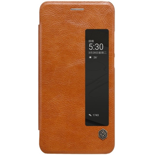 „Nillkin“ Qin atvēramais maciņš - brūns (P10)