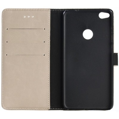 Huawei P9 Lite 2017 (Huawei P8 Lite 2017) atvēramais ādas smilšains retro maciņš (maks) / Vacins.lv