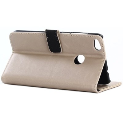 Huawei P9 Lite 2017 (Huawei P8 Lite 2017) atvēramais ādas smilšains retro maciņš (maks) / Vacins.lv