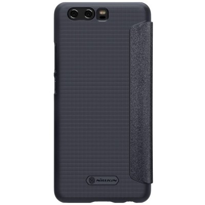 Huawei P10 (Huawei Ascend P10) pilkas odinis atverčiamas Nillkin Sparkle dėklas - knygutė / Priedai.lt