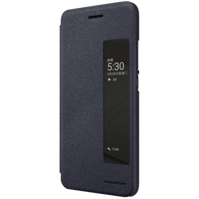 Huawei P10 (Huawei Ascend P10) pilkas odinis atverčiamas Nillkin Sparkle dėklas - knygutė / Priedai.lt