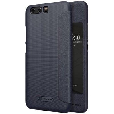 Huawei P10 (Huawei Ascend P10) pilkas odinis atverčiamas Nillkin Sparkle dėklas - knygutė / Priedai.lt