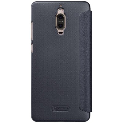 Huawei Mate 9 Pro (Mate 9 Pro Porsche Design) pilkas odinis atverčiamas Nillkin Sparkle dėklas - knygutė / Priedai.lt