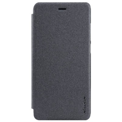 Huawei P10 Lite „Nillkin“ Sparkle atvēramais pelēks maciņš / Vacins.lv