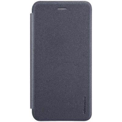 Huawei P9 Lite 2017 (P8 Lite 2017) pilkas odinis atverčiamas Nillkin Sparkle dėklas - knygutė / Priedai.lt